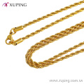 42884 Xuping Jewelry 2016 women necklace, 24k gold long chain necklace